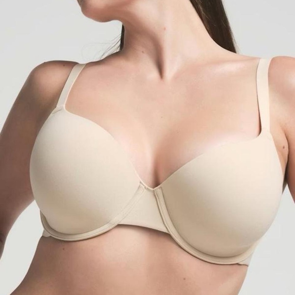 SKIMS Cream Seamless Bra